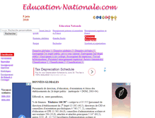 Tablet Screenshot of educationnationale.com